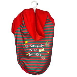 Dog Costume Christmas Extra Large XL Red Green Funny NEW